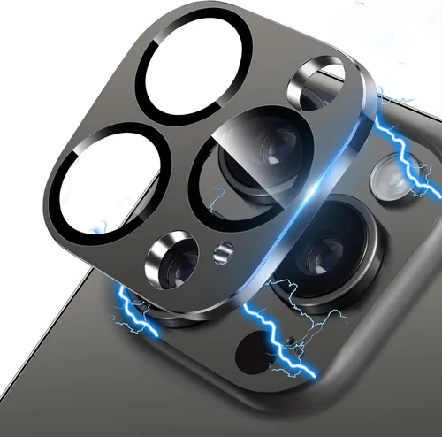 Vista 27 de Protector de lente de cámara para iPhone 13 & iPhone 13 Mini, brillante con diamantes de imitación 3D con purpurina, cubierta de cámara de vidrio