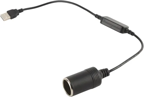 Vista 3 de Enchufe para encendedor de cigarrillos de coche de 12 V, divisor de encendedor de cigarrillos, adaptador de corriente con puerto USB, convertidor