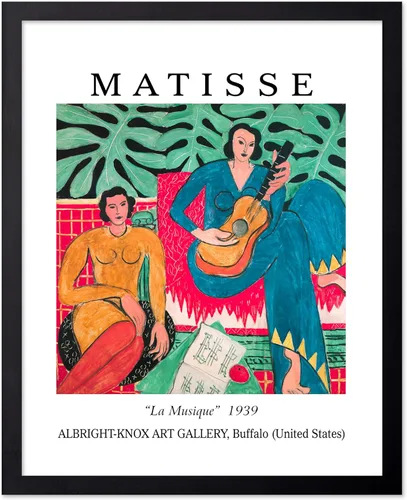 Vista 34 de Monem Art - Póster vintage de Henri Matisse – Gato retro con estampado de pez rojo – Arte de fauvismo – Arte animal – Pintura clásica – Arte fino