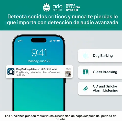 Vista 5 de Arlo Essential Indoor Baby Camera 2K (3rd Gen) - Privacy Shield, 1-Cam