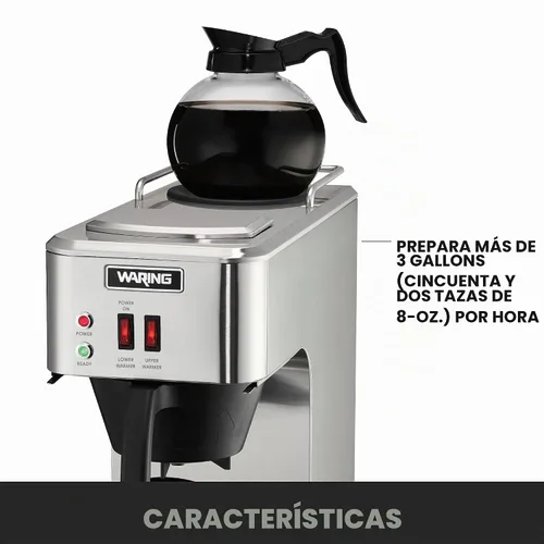Vista 5 de Waring Café Deco - Cafetera para verter sobre café con se adapta a
