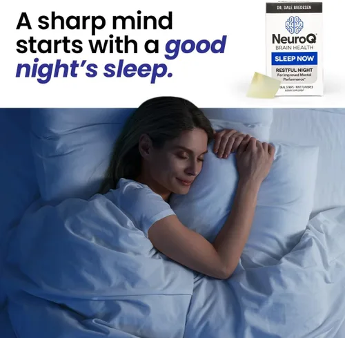 Vista 4 de LifeSeasons NeuroQ Sleep Now - Suplemento natural de apoyo para el sueño - Mantiene ciclos de sueño saludables y la función cerebral - Melatonina