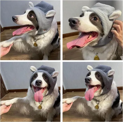Vista 7 de Orejas silenciosas para perros que ladran la ansiedad, fundas para orejas de perro, redecilla para ruido