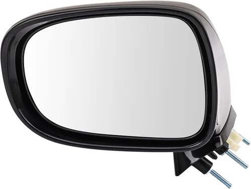 Vista 71 de TRQ Espejo plegable con calefacción eléctrica del lado del conductor con indicador de punto ciego pintura a juego negro liso compatible con Kia