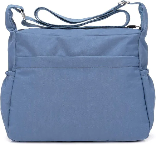 Vista 4 de MINTEGRA Bolso cruzado para mujer, bolso de hombro impermeable de nailon, bolsillo ligero