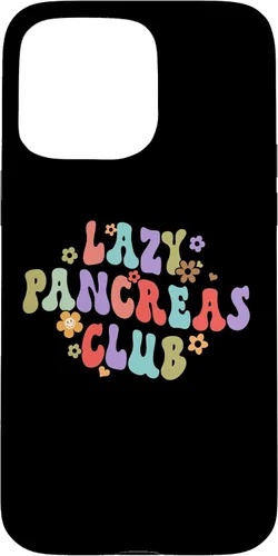 Vista 28 de iPhone 16 Lazy Pancreas Club Diabetes Awareness Month T1D Diabetic Case