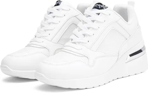 Vista 6 de Vepose Zapatillas de moda para mujer, zapatillas de cuña con soporte de arco para mujer