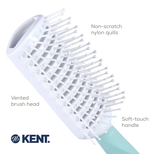 Vista 5 de Kent KCR3 "Create" - Cepillo de pelo ventilado para secar, crear elevación de raíces y volumen en todo tipo de cabello, cepillo de ventilación