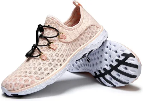 Vista 7 de MOERDENG - Zapatos de agua de secado rápido para mujer, ligeros, para deportes al aire libre, playa, piscina, ejercicio