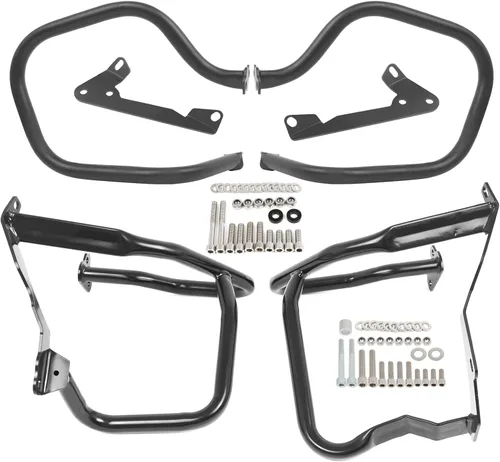 Vista 6 de Worldmotop - Protector de motor de repuesto para BMW R1200RT R1200 RT 2014 2015 2016 2017 2018 (negro, delantero)
