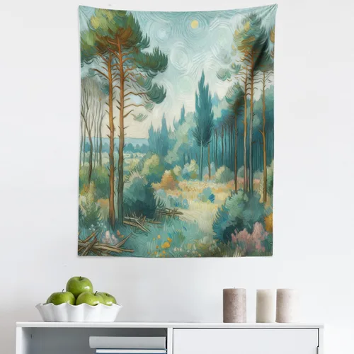 Vista 279 de Ambesonne Tapiz de arte afro, hombre negro fuerte con una corona de trazos impresión de pintura moderna, decoración de tela para colgar en la pared