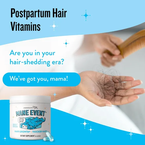 Vista 7 de Legendairy Milk Vitaminas para el crecimiento del cabello para mujeres - Biotina para el crecimiento del cabello con colágeno y Lustriva, productos