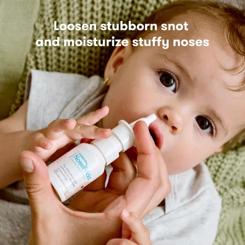 Vista 2 de Frida Baby NoseFrida - Spray de niebla salina para bebé, descongestionante nasal para alivio de alergias y alivio de la congestión para suavizar