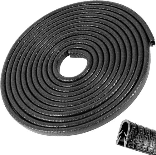 Vista 12 de Protectores de Borde de Puerta de Coche, 5 m, Protector de Goma para Borde de Puerta de Coche, con Protección en Forma de U, Protector de Borde
