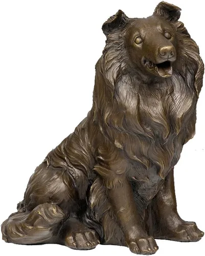 Vista 8 de Estatuas de perro Bulldog Esculturas de bronce TPAL-092 Figuras de metal, 2 piezas 2