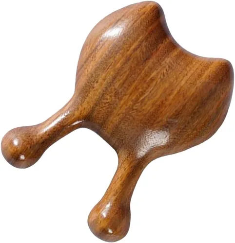 Vista 7 de Beaupretty Herramienta de masajeador de nariz, raspador de acupuntura facial de madera, pequeño masajeador portátil para raspar la nariz