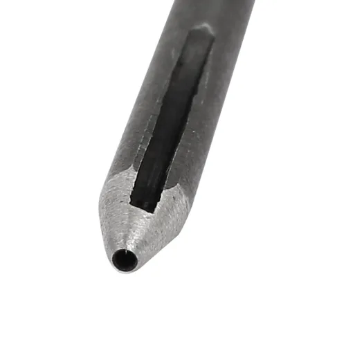 Vista 2 de uxcell Perforador hueco de la caña moleteada del metal del diámetro de 3.3 ft m para la correa de la junta de cuero