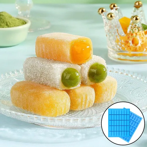 Vista 4 de 2 paquetes de 40 cavidades estrechos moldes rectangulares de chocolate/moldes de caramelo de silicona/para moldes de dulce de azúcar, trufas