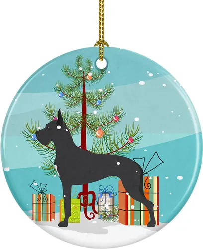 Vista 70 de Caroline's Treasures Cavalier King Charles Spaniel - Adorno de cerámica para árbol de Navidad, decoración colgante para el hogar, Navidad, fiestas