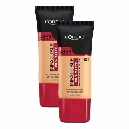 Vista 17 de L'Oreal Paris Cosmetics Makeup Infallible Pro-Matte - Base líquida de larga duración, arena, 1 onza líquida