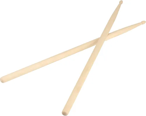 Vista 5 de MUKCHAP 15 pares/30 baquetas 5A, baquetas de arce, baquetas de madera a granel para batería, práctica, rendimiento, relajación