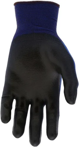 Vista 3 de MCR Safety® ® Lite - Guantes grandes, azul/negro, 12/par - 1 unidad