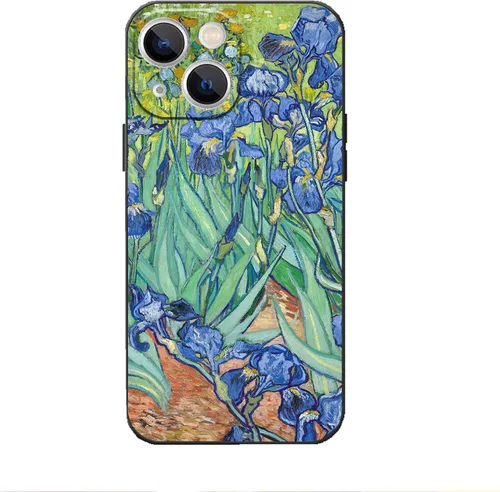 Vista 17 de Funda para iPhone 13 Pro, diseño de arte estético, Van Gogh con flores de almendra, funda para teléfono a prueba de golpes, para mujeres y niñas