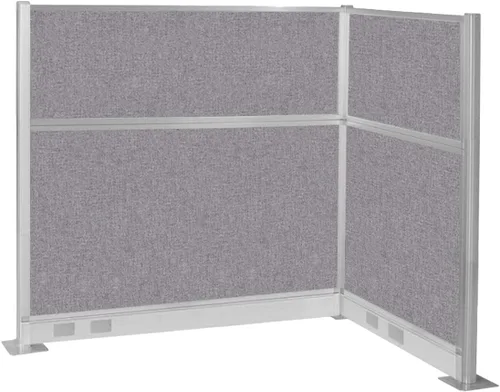 Vista 21 de Versare Cubículo eléctrico de panel silencioso preconfigurado Paredes divisoras de estación de trabajo Paneles de privacidad para cubículos Gris