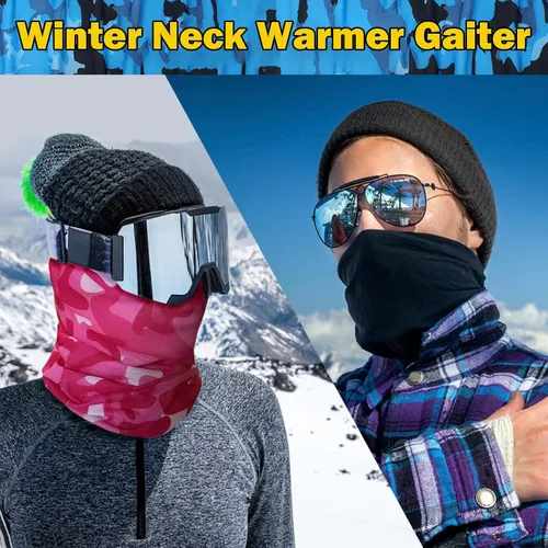 Vista 5 de Bufanda transpirable para el cuello, máscara facial para hombres y mujeres, senderismo, ciclismo, deportes, pesca, protección solar UV bandana