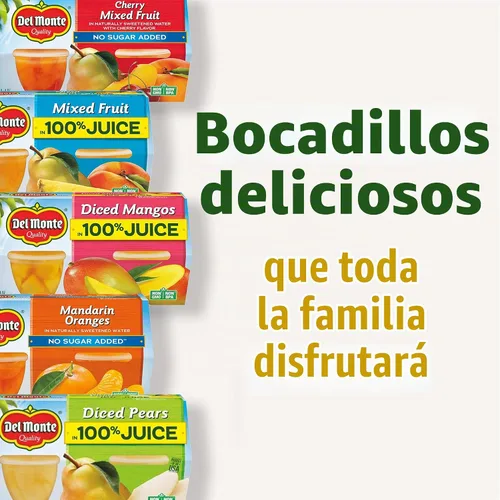 Vista 7 de Del Monte Naranja mandarina en tazas de aperitivos 100% jugo, tazas de 4 onzas (paquete de 12)