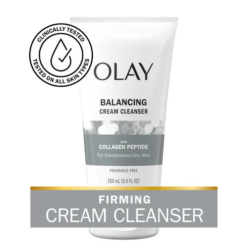 Vista 2 de Olay Regenerist Collagen Peptide 24, Limpiador Facial, Libre de Fragancia, 150 mL