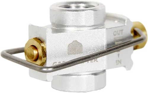 Vista 3 de LIXADA Gas Saver Plus, Cambiador de convertidor de gas, tanque plano de recarga, adaptador de conversión, válvula de adaptador de gas de camping