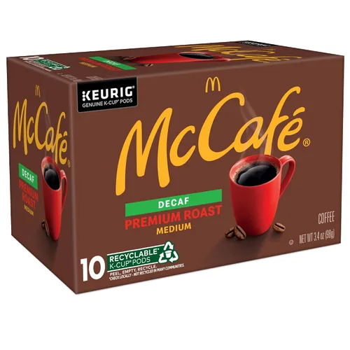 Vista 12 de McCafe Café descafeinado tostado premium, cápsulas Keurig K-Cup de una sola porción, descafeinado, 60 unidades, (6 paquetes de 10)
