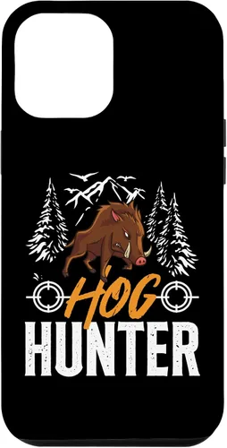 Vista 6 de Funda para iPhone 14 Hog Hunting Dog Gun Call Hunter Pigs Wild Javelina