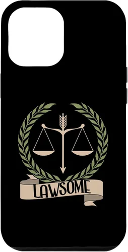 Vista 26 de Lawsome Scales Of Justice Lawyer Law Student Case for iPhone 16