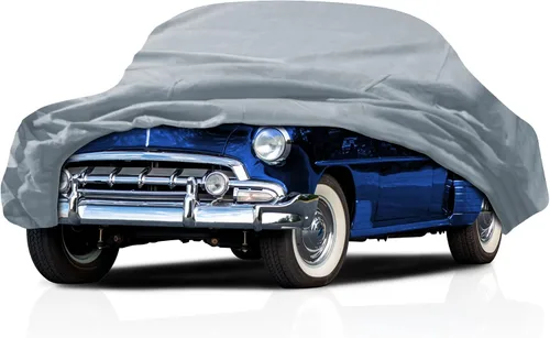 Vista 20 de USCarCover: Funda de coche de 5 capas para Cadillac CT4-V 2020-2026 Sedán 4 puertas, cobertura completa, ajuste semi personalizado, protección