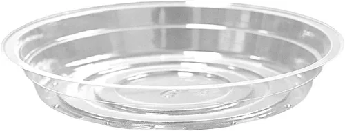 Vista 2 de TRUEDAYS 10 Inch 5 Pack Black Plant Saucers Flower Pot Tray Excellent for Indoor & Outdoor Plants