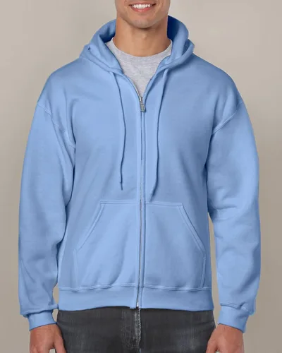 Vista 33 de Gildan Sudadera con capucha y cremallera completa para hombre