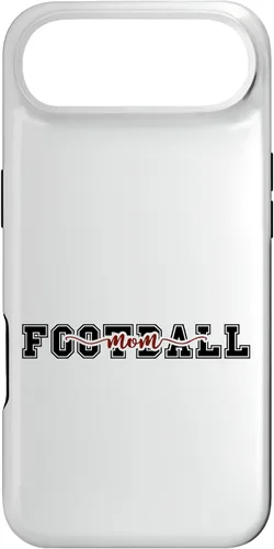 Vista 27 de Proud Football Mom Game Day Varsity Script Style Case for iPhone 17