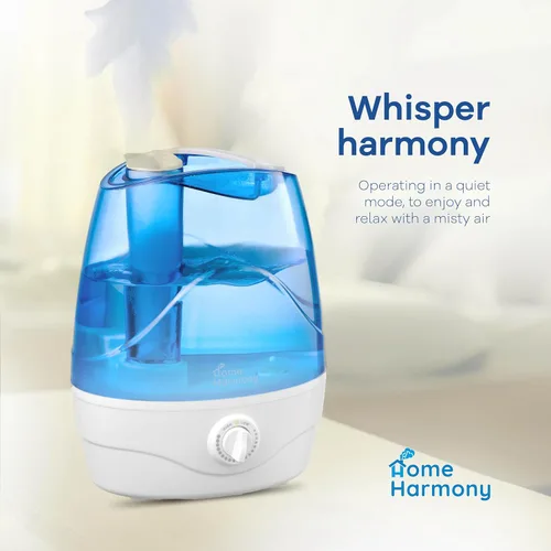 Vista 6 de Humidificadores de niebla fría para dormitorio, humidificador de habitación grande de 3.5 L, humidificador personal con boquilla giratoria de 360