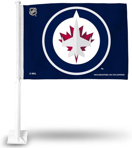 Vista 26 de Rico Industries Bandera de coche alternativa de doble cara de la NHL
