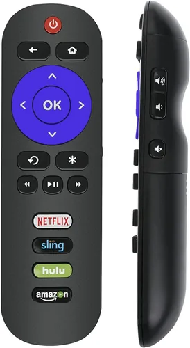Vista 3 de Mando a distancia universal compatible con todos los televisores TCL Roku, no necesita emparejamiento