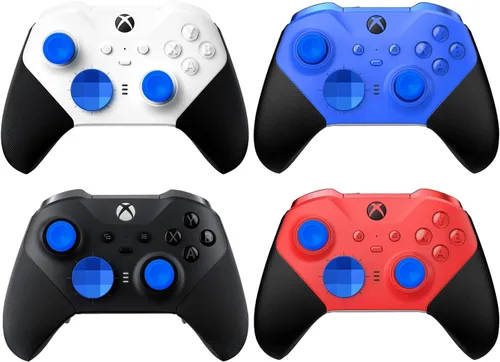 Vista 6 de Paquete completo de componentes para Xbox Elite Controller Series 2 Kit de reparación de piezas de repuesto con estuche de almacenamiento, base