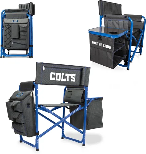 Vista 44 de PICNIC TIME NFL NFL Fusion - Silla de campamento unisex para adultos, con mesa auxiliar y enfriador suave, silla de playa para adultos, silla
