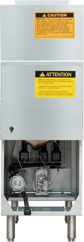 Vista 8 de KoolMore Freidora comercial de propano líquido de pie de 40 libras con 90,000 BTU en acero inoxidable, certificación ETL (KM-FDF40-LP)
