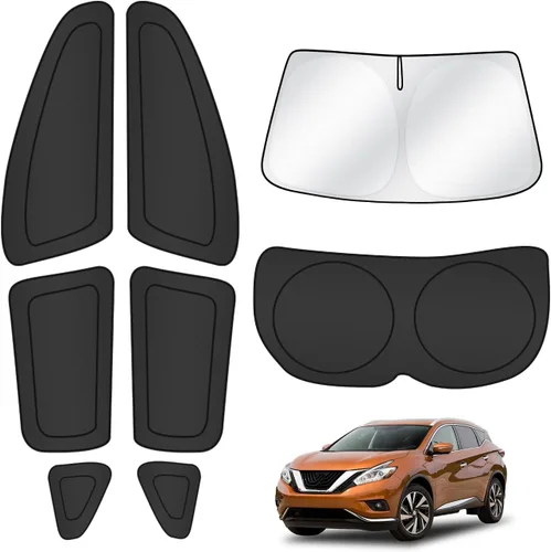 Vista 14 de T TGBROS Parasol para parabrisas para BMW X1 F48 2016 2017 2018 2019 2020 2021 2022 para ventana de automóvil, con bloqueo UV grueso y opaca