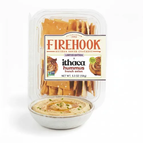 Vista 11 de Firehook Galletas de aceite de aguacate, sal marina y cebollino – horneadas artesanalmente, únicamente crujientes, hechas con ingredientes orgánicos