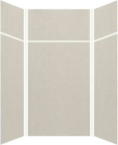 Vista 15 de Transolid EWKX363696-41 Expressions - Kit de pared de ducha de 6 paneles con extensión, 36 pulgadas de largo x 36 pulgadas de ancho x 96 pulgadas