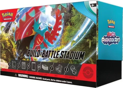 Vista 3 de Pokémon TCG: Escarlata y violeta: Paradox Rift: Estadio de construcción y batalla