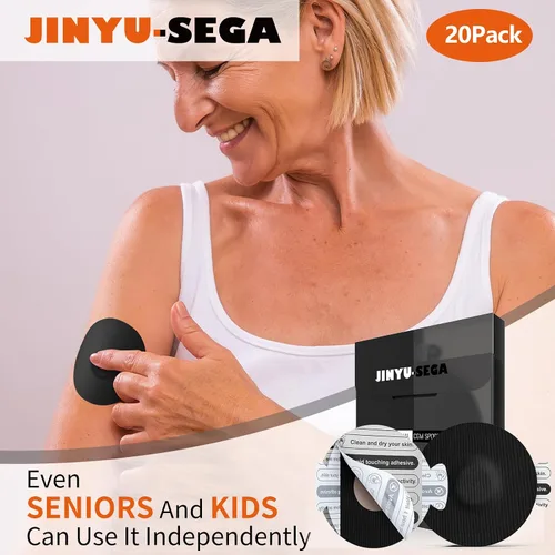 Vista 7 de Cubiertas de sensor para Libre 3 impermeables - 20 piezas de parches adhesivos para Libre 3, con pestaña de fácil desprendimiento y respaldo 14#